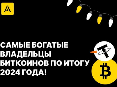 Самые богатые владельцы Биткоинов по итогу 2024 года!