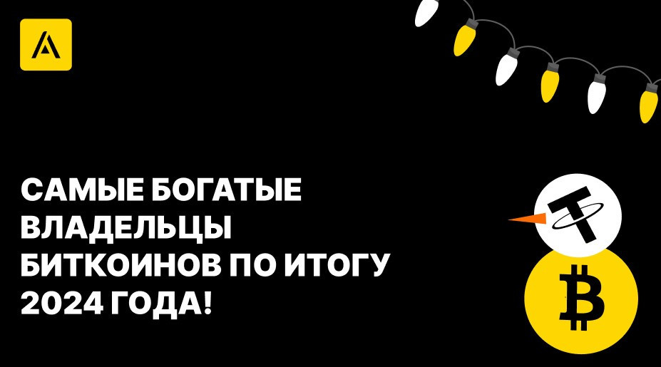 Самые богатые владельцы Биткоинов по итогу 2024 года!