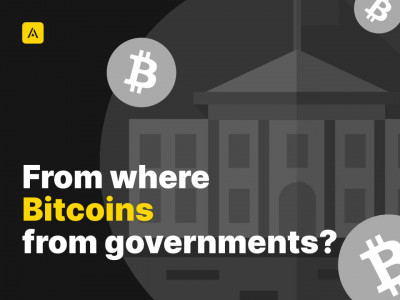 Where do governments get Bitcoins from?